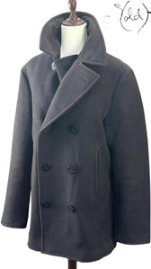 Ralph Lauren Melton Peacoat – Naval Precision, Hardware detail | Sold Attire