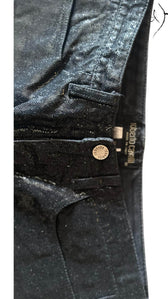Roberto Cavalli Python Trousers – Night Luxe, Interior view | Sold Attire