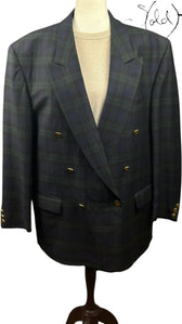 Roy Robson Tartan “Lana Wool” Blazer, Authenticated Pre-Owned | Sold Attire