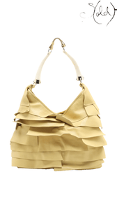 Saint Laurent Mombasa St Tropez Yellow Horn Bag view 2