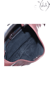 Saint Laurent Vintage Mombasa Brown Horn Bag 95361 view 7