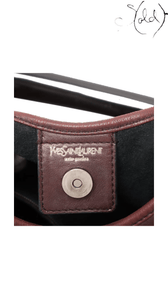 Saint Laurent Vintage Mombasa Brown Horn Bag 95361 view 9