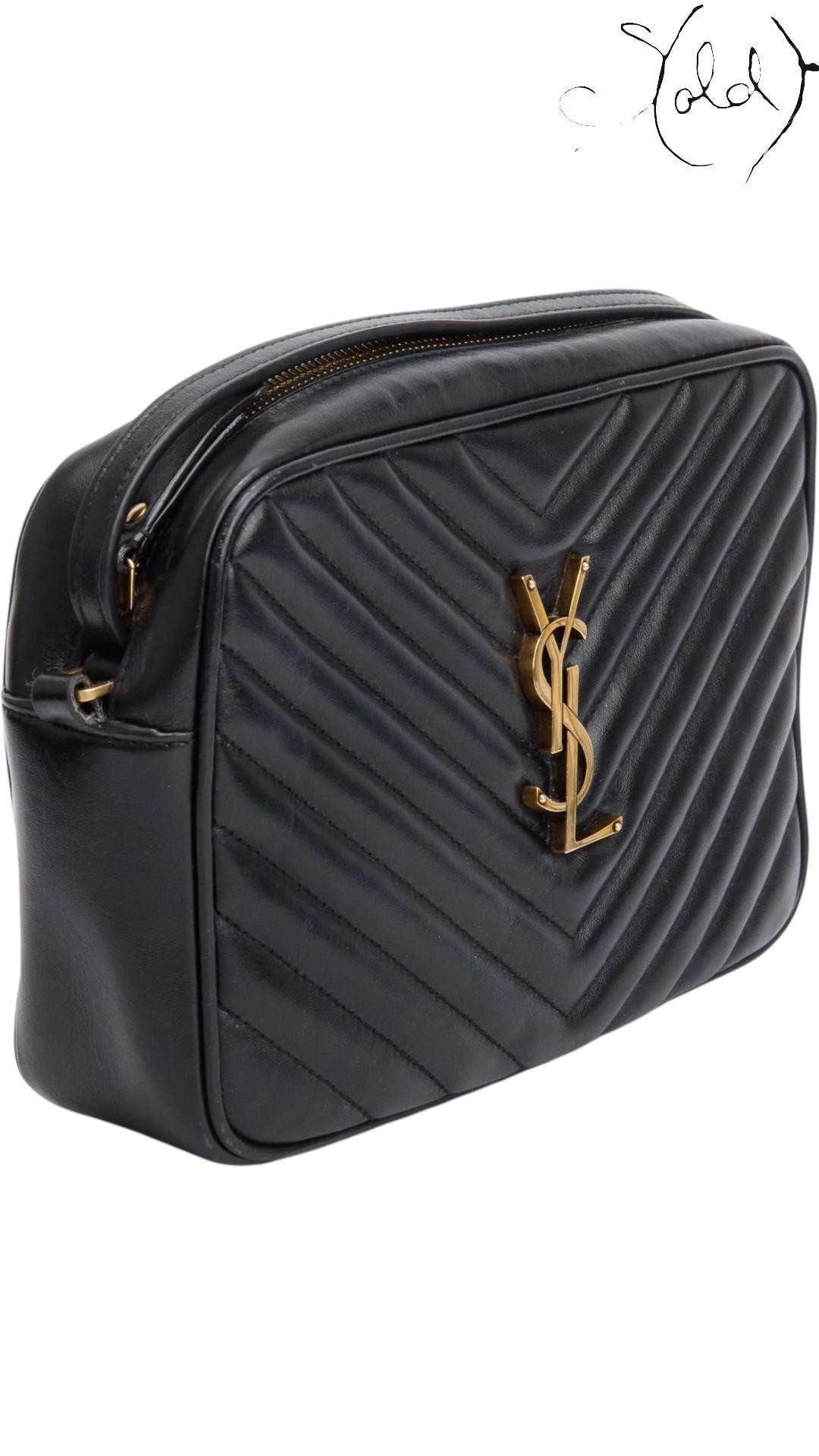 Saint Laurent Lou Camera Bag – Chevron Minimalism | Sold Attire - Sold Attire