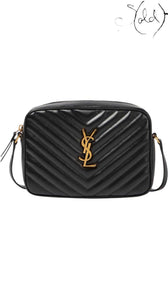 Saint Laurent Lou Camera Bag – Chevron Minimalism, Base view | Sold Attire
