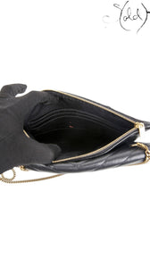 Saint Laurent Tribeca Chain Shoulder Bag Black Leather 2018, Side view | Sold Attire