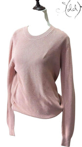Sandro Waffle-Knit Sweater – Preppy Minimalist Essential, Interior view | Sold Attire