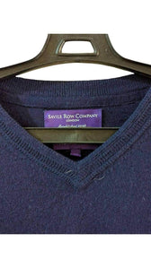Savile Row Navy Sweater – Old Money Elegance, Interior view | Sold Attire