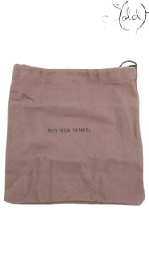 Sold Attire branded Bottega Veneta brown fabric dust bag with drawstring closure and logo print