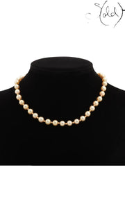 Akoya Pearl Necklace Bracelet Set SV