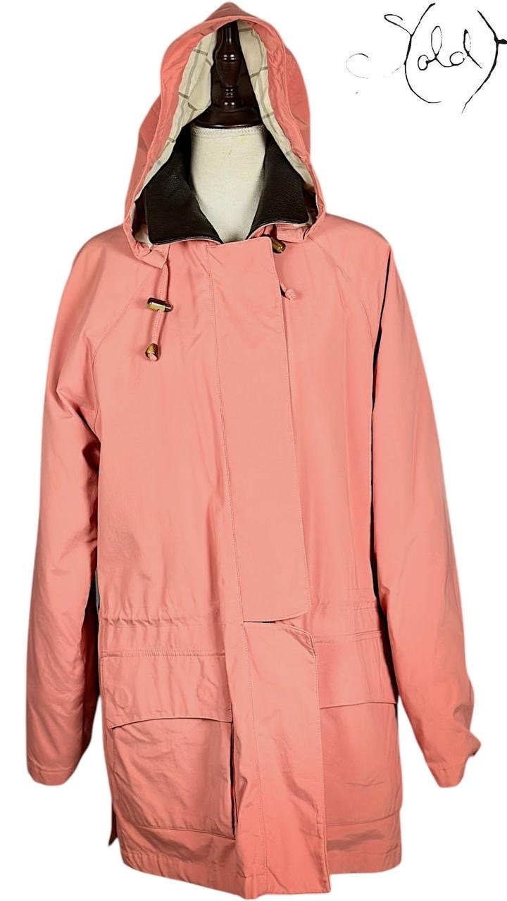 Sold Attire Loro Piana Horsey Storm System Jacket Salmon Pink
