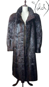 Spanish Long Hair Mink Coat – The Pinnacle of Luxury, Interior view | Sold Attire