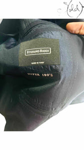 Stefano Ricci Super 180’s Wool Blazer – Italian Prestige, Detail view | Sold Attire