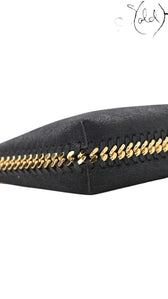 Stella McCartney Shaggy Deer Mini Chain Shoulder Bag Black, Detail view | Sold Attire