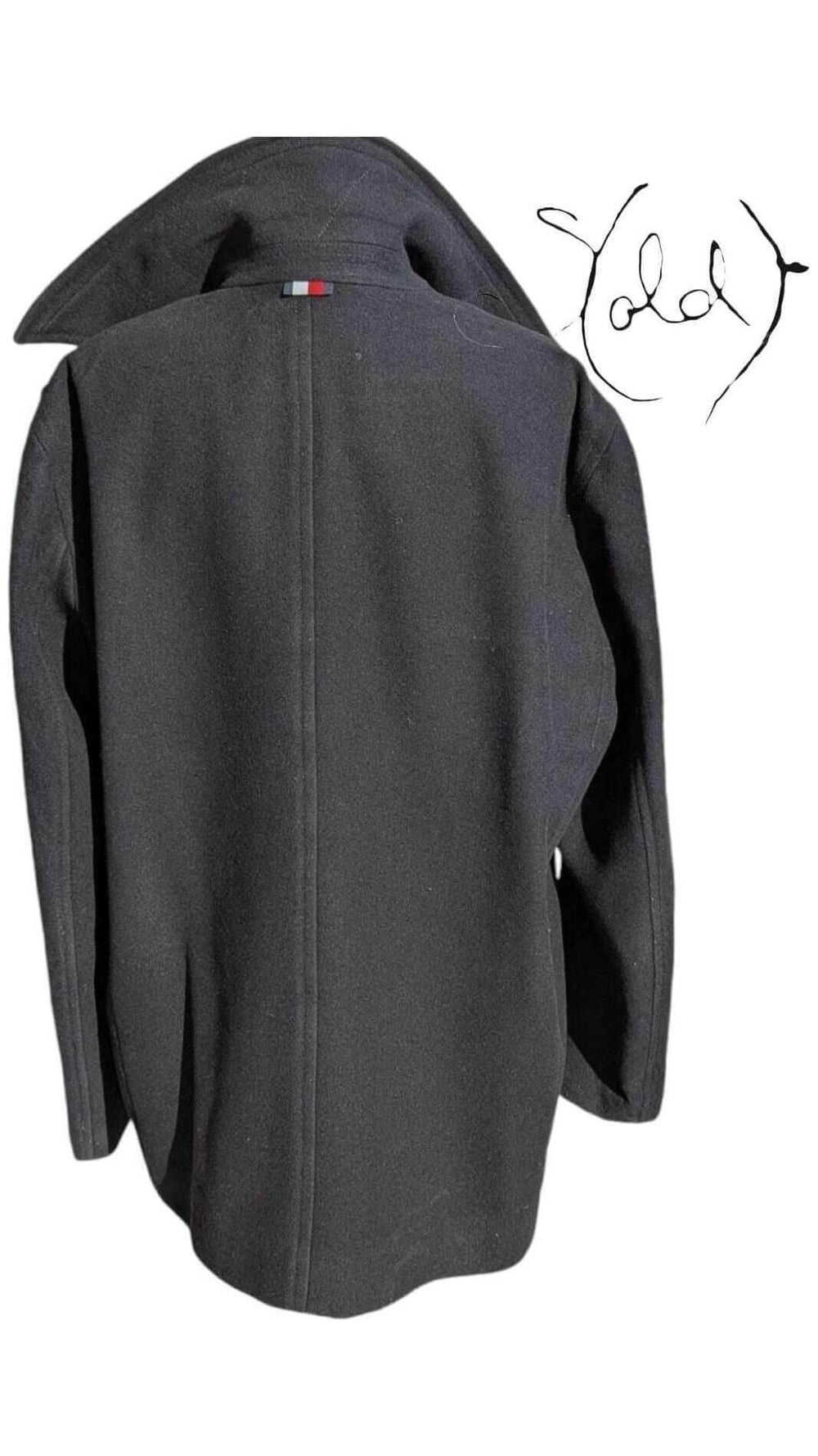 Tommy Hilfiger Wool Peacoat – Timeless Classic, Interior view | Sold Attire