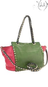 Valentino Garavani Colourblock Small Rockstud Tote – Dual-Tone Collector’s Edition, Back view | Sold Attire