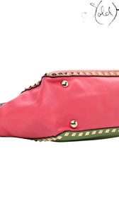 Valentino Garavani Colourblock Small Rockstud Tote – Dual-Tone Collector’s Edition, Detail view | Sold Attire