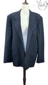 Valentino Uomo Wool Blazer – Deadstock Italian Cut, Hardware detail | Sold Attire