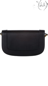 Valentino VRING Black Leather Crossbody, Interior view | Sold Attire