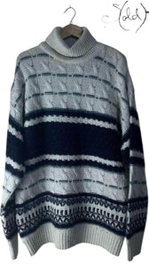 Versace Jeans Turtleneck – The Statement Knit, Detail view | Sold Attire