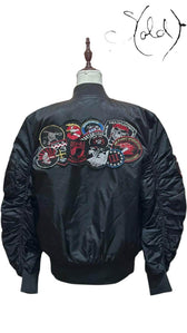Vintage American Stitch Bomber – Military Streetwear Flex, Interior view | Sold Attire