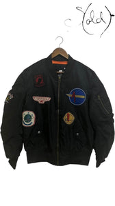 Vintage American Stitch Bomber – Military Streetwear Flex, Detail view | Sold Attire
