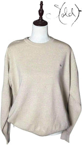 Vintage Burberry Lana Wool Sweater – Classic Old Money Style, Interior view | Sold Attire