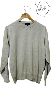 Vintage Burberry Lana Wool Sweater – Classic Old Money Style, Authenticated Pre-Owned | Sold Attire