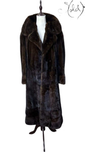 Vintage Full Mink Coat – Regal Warmth, Interior view | Sold Attire