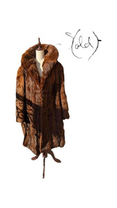 Vintage Fur Coat – Old Money Sophistication, Back view | Sold Attire