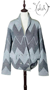 Vintage Giorgio Armani Knit Cardigan – Rare Italian Luxury, Interior view | Sold Attire
