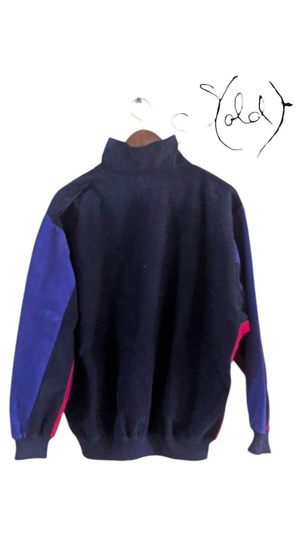 Vintage Le Coq Sportif Jacket – Retro Style, Back view | Sold Attire