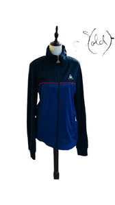 Vintage Le Coq Sportif Track Jacket – Classic French Style, Detail view | Sold Attire