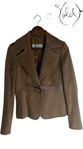 Vintage Max Mara Cashmere Jacket – Timeless Italian Luxury, Back view | Sold Attire