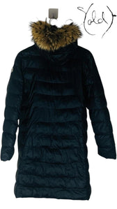 Vintage Moncler Puffer Coat – Winter Luxury, Back view | Sold Attire
