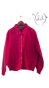 Vintage Red Harrington Jacket – Made in England, Authenticated Pre-Owned | Sold Attire