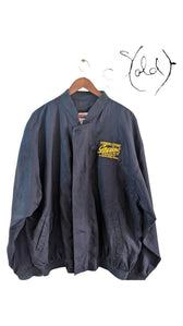 Vintage Turning Stone Silk Bomber– Lightweight Elegance, Authenticated Pre-Owned | Sold Attire