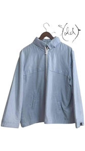 Vintage white striped Anorak Jacket – Effortless Cool, Authenticated Pre-Owned | Sold Attire