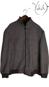 Vintage Wool Bomber Jacket, Detail view | Sold Attire