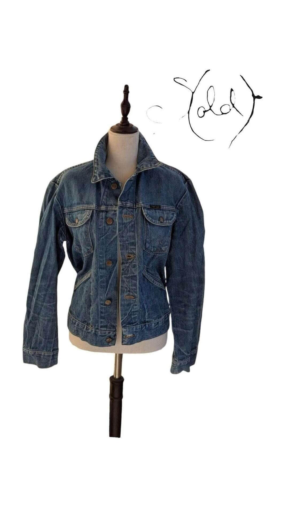 Wrangler Vintage Denim Jacket – Classic Cool, Detail view | Sold Attire