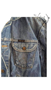 Wrangler Vintage Denim Jacket – Classic Cool, Back view | Sold Attire