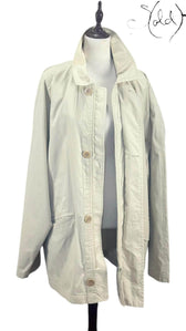 YSL Utility Cotton Jacket – Paris Minimal, Interior view | Sold Attire