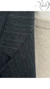 Yves Saint Laurent 1980s Pinstripe Blazer, Detail view | Sold Attire