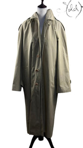 Yves Saint Laurent pour Homme Khaki Trench Coat, Hardware detail | Sold Attire