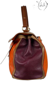 Yves Saint Laurent Tri-Color Large Muse Two Purple Orange Brown 2000s, Detail view | Sold Attire