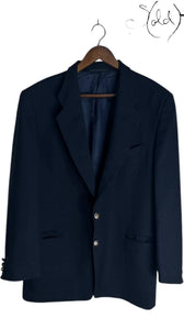 Yves Saint Laurent Wool Blazer – Vintage Preppy Elegance, Authenticated Pre-Owned | Sold Attire